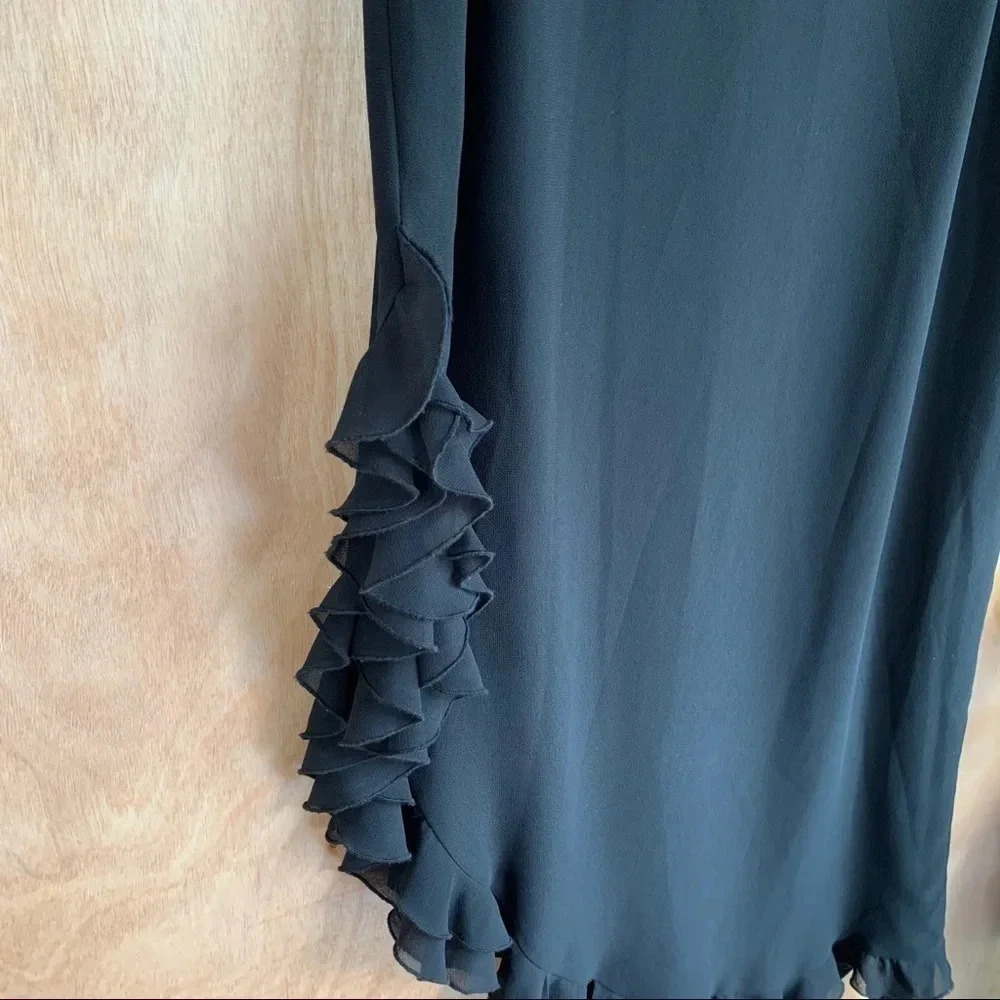 **NEW JS Collections Side Split Ruffle Skirt - Picture 7 of 11